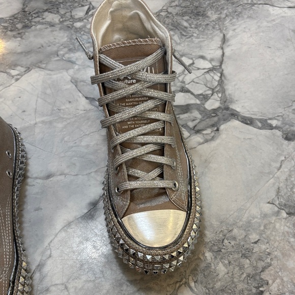 Studded High-Top Sneakers - sz 37 - Picture 2 of 8